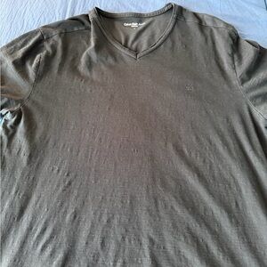 Calvin Klein Charcoal V-Neck Tee